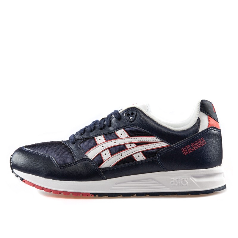 Asics gel discount saga white black