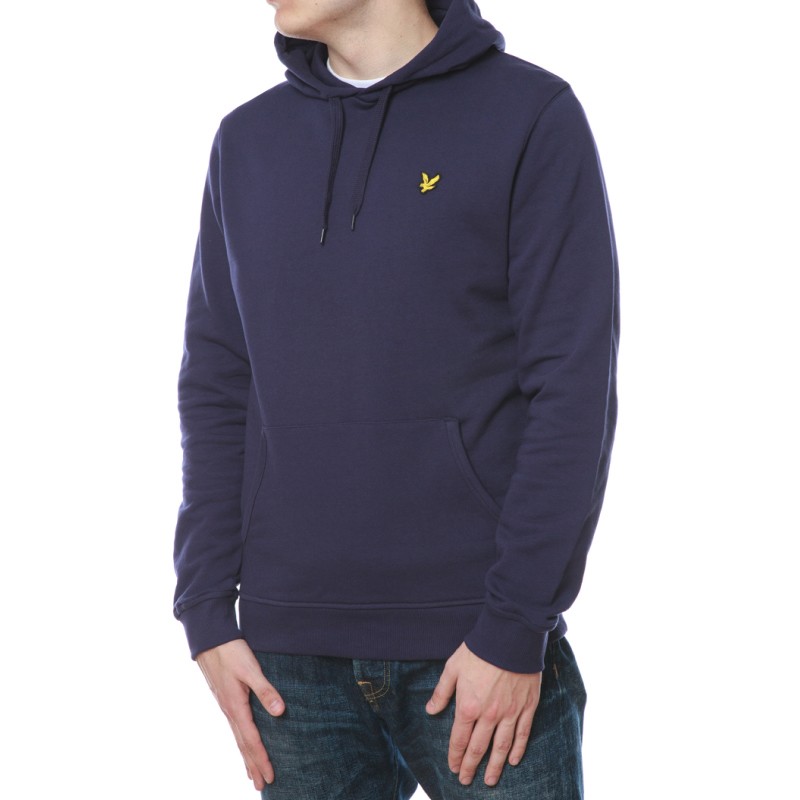 lyle and scott pullover hoodie navy