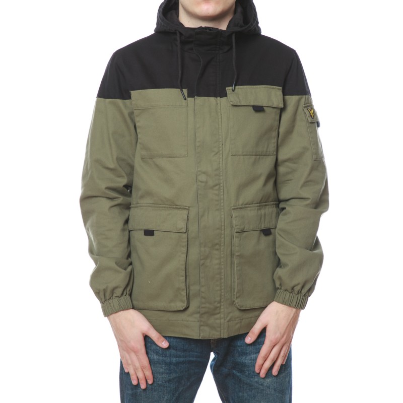 Scott Contrast Yoke Jacket Lichen Green