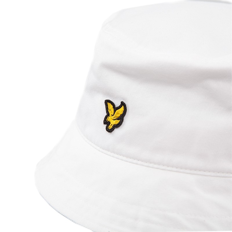 Lyle \u0026 Scott Cotton Twill Bucket Hat White
