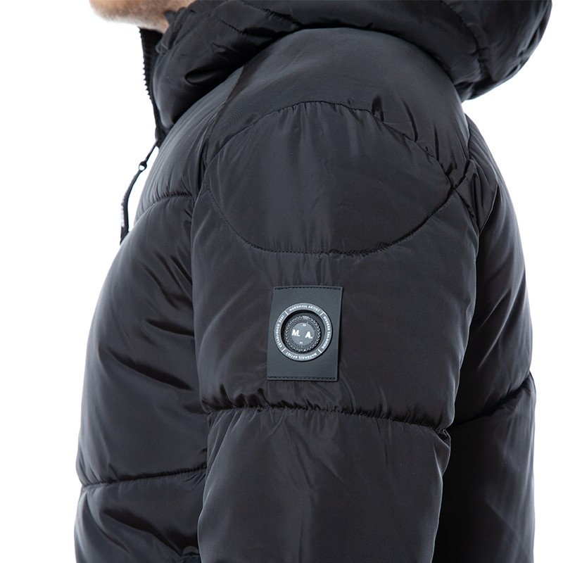 bubble coat black